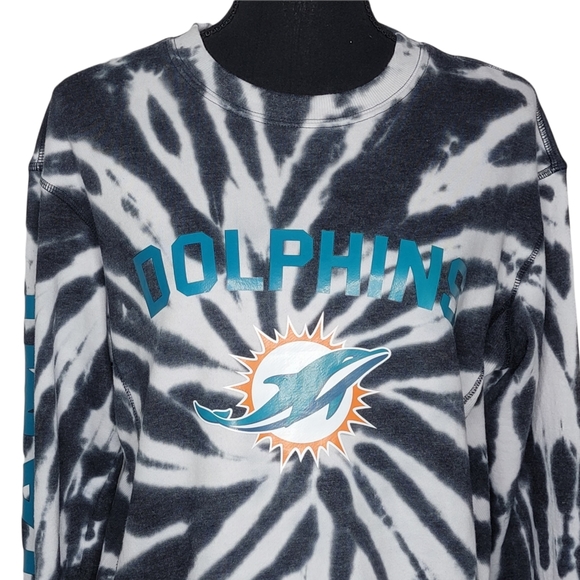 Tommy Hilfiger Women's NFL DOLPHINS Long Sleeve Sz XS New WT. - Picture 2 of 12